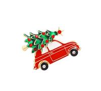 LIXSAZSE Christmas Alloy Fashion Brooch Women s Shirt Accessories Lapel Pin Gift, Car Type A