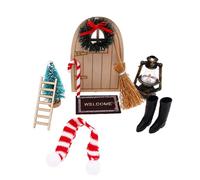 LIXSAZSE Christmas Decoration Gnome Mini Toy House Decorations DIY Xmas Doll Ornaments Durable Miniature Christmas Decorations