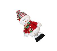 LIXSAZSE Christmas Doll Figurine Adjustable Legs Xmas Figures Add Festive Cheer To Any Home Decor Setup Holiday Season Christmas Doll Standing Plush Holiday Decor