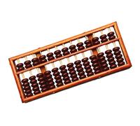 LIXSAZSE Classic Chinese Calculator 13 Digit Wood Abacus Educational Toy Collection Fun Arithmetic For Adults Kids 13 Column Abacus For Adults Kids Math Children