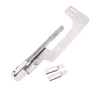 LIXSAZSE Cloth Garments Fabrics Collar Placket Guide Tool Easy to Adjustable Seam Gauge Essential for Tailoring Edge Guide Attachment Ruler Industrial Flat Car