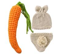 LIXSAZSE Clothing Set Boy Knitted Photo Outfits Handmade Crochet Pants Comfortable Vivid Photography Props, Type2