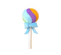 LIXSAZSE Color Lollipop Plush Toy Soft Stuffed Colorful Candy Doll Bedroom Funny Game Props Throw Pillow Home Decor
