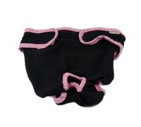 LIXSAZSE Comfortable Fit Pet Dog Sanitary Pant Black Female Dog Pants Cotton Made Soft Smooth Hygiene Underwear Female Pet Puppy Briefs Physiological Diaper