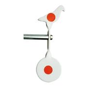 LIXSAZSE Compact And Simple Target For Portable Training Sessions Long Usage Time Alloy Tree Insertion Target T Practice Target, White