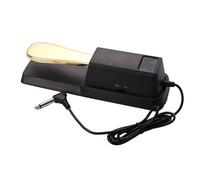 LIXSAZSE Compact Piano Sustain Pedal With Easy To Features All Ages During Playing Sessions With Digital Piano Keyboards And Electronic Synthesizers, Gold, 23.2x7.4x5.8cm