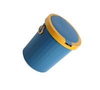 LIXSAZSE Complement Your Homes Aesthetic With These Nordic Contrasting Color Trash Cans And The Load-bearing Capacity Is Strong, blue, trumpet