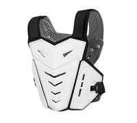 LIXSAZSE Comprehensive Chest Guard Vest Motorcycle Accessories Comfortable Wear Resistant For Active Adults Improving Of . Motorcycle Chest Guard Vest Has Built In Thickened Soft , White