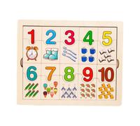 LIXSAZSE Counting Board Puzzle Colorful Educational Toy Designed To Encourage Early Math Learning And Promote Effective Problem-Solving Skills Digital Learning Puzzle Board Kid Educational Toy