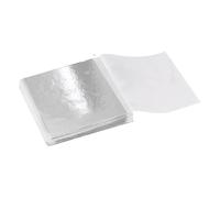 LIXSAZSE Craft Birthday Party Foil Sheets for DIY Art Projects Sheets Imitation Imitation Foil Gilding DIY Buddhist Images, Silver, 100pcs