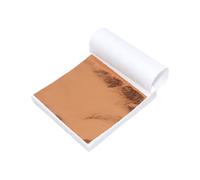 LIXSAZSE Craft Birthday Party Foil Sheets for DIY Art Projects Sheets Imitation Imitation Foil Gilding DIY Buddhist Images, Rose Gold, 100pcs