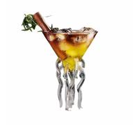 LIXSAZSE Creative for Octopus-Shaped Cocktail Transparent Material, Easy to Durable, Stylish Home Wedding and Birthday Events, Jellyfish Cup