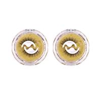 LIXSAZSE Cross ulated Eyelashes Curling Adapting Various Occasions False Removed Worn Available Double Repeatedly No, Two pair, W03