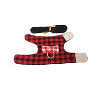 LIXSAZSE Cute Bunny Harness - Enjoy Outdoor Fun With Adorable Pet Polyester With Accessory Strap On Harness Hamster, Red box,1, M