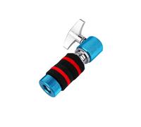 LIXSAZSE Cymbal Clutch Jazzy Hi Hat Quick Release Sturdy Drum Holder Easy Installation Accessory For Percussion Sets Jazz Drum Hi Hat Clutch Cymbal Stand Alloy, blue, Height:7.5cm