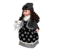 LIXSAZSE Delicate 40cm Porcelain Doll Victorian Style Crafted By Artists Retro Ceramics Dolls For Home Office Decor Victorian Porcelain Doll 40cm Splicing