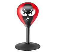 LIXSAZSE Desk Punching Bag Release Stress With Fun Punch Ball For Desk Heavy Duty Suction Cup Desktop Boxing Ball Mini Boxing Bag, Half Finger Gloves