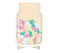 LIXSAZSE Desktop Decoration Cute Children Behavior Training Reward Chart Wood Reward Charts For Children Behaviour Reward Jar, type 2
