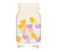 LIXSAZSE Desktop Decoration Cute Children Behavior Training Reward Chart Wood Reward Charts For Children Behaviour Reward Jar, type 4