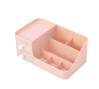 LIXSAZSE Desktop Makeup Storage Smooth Fluent Line Easy Organization PP Makeup Organizer Capacity Skin Box Compartments