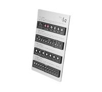 LIXSAZSE Diamond Grading Sign Jewelry Diamond 4C Display Board Testing Tool Acrylic 4C Grading Sign Loose Evaluation Prop Sales Explanation Display