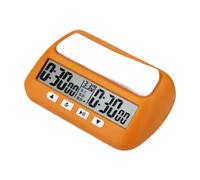 LIXSAZSE Digital Chess Timer Portable Chess Clock Accurate Timing Solutions Lightweight Electronic Alarm Gift Clock Is Made Of Digital Timer, Orange, 14x8.8x4.5cm