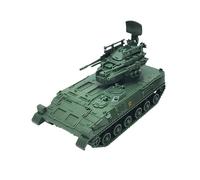 LIXSAZSE DIY Assembly Miniature Tanks Encouraging Creativity And Problem Solving With Every Assembly Armored Tank Model Meet Passion For Collectibles With Beautiful, Green Fort, 10x5x6cm