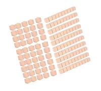 LIXSAZSE DIY Wooden Base Ten Blocks Math Manipulative Kit for Early Math Learning, Package A