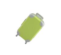 LIXSAZSE Doll Accessory Suitcase Travel Carrier Toy Unique Opportunity For Hands-On Learning And Fun And Decoration For 18inch Girl Doll Luggage Can Be Openable , Yellow , 9x4.5x14.8cm