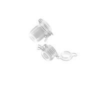 LIXSAZSE Dollhouse Storage Jar Offers Versatile Storage Options Suiting Every Room In Dollhouse Decor Each Jar Is Meticulously Designed And Handcrafted To, clear