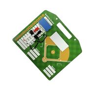 LIXSAZSE Double Sided Baseball Coaching Accessories Crafted With Enhanced Usability To Coaches Managing Team Dynamics Baseball Coaching Board With Marker Lineup Cards