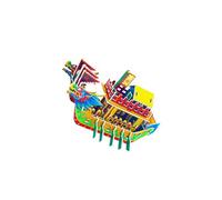 LIXSAZSE Dragon Boat Crafts Self Assembly Decorative Exciting Fun Engaging Way To Inspire Creativity In Children Party Favors Desktop Adornment Dragon Boat