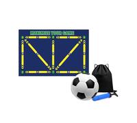 LIXSAZSE Dribble Training Mat Football Exercise Mat Designed For Skill Improvement Indoor Sessions Providing Ample Space For Various Training Exercises. Soccer Indoor Practice Foldable