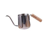 LIXSAZSE Drip Pot Coffee Kettle Stainless Steel Swan Neck Long Spout Easy Control 250ml Capacity Long Goose Neck NozzlePour Over Coffee Kettle Has Spout, Silver, 250ml