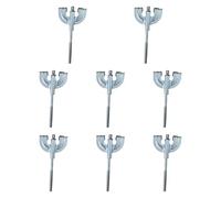 LIXSAZSE Drum Claws Professional Practical Accessories Drum Tension Rods Screws Replacement Parts Simple Installation Ensures Performance Integrity, Silver, M5