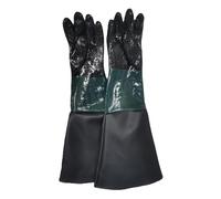 LIXSAZSE Durable Labour Gloves Double Stitched Sandblast Gloves Protective Designed For Sand Blasters In Industrial Settings Work Protective Industrial