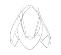 LIXSAZSE Durable Pendant Light Cage Household Metal Lights Iron Cage Lampshade for Easy Installation Better Fit Demands Lamp Cover Can Be Applied for Most Kinds of Lamps, 26x26x10cm