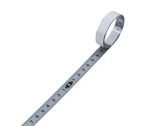 LIXSAZSE Durable Steel Pocket Tape Measure For Saw Tables Precision Adhesive Tape Easy To Pocket Measure Professional Measuring Tool Miter Track Stop Retractable Metric Scale Ruler, Gray, Middle 1M