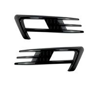 LIXSAZSE Easy Installation Car Accessories For Improved Appearance And Protective ABS Car Fog Lamp Blade Decoration, piano black