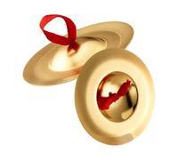 LIXSAZSE Easy To Play Finger Cymbals Kids Toy Copper Hand Cymbals Rhythm Percussion Introduction To Music And Coordination Mini Hand Percussion Finger Educational