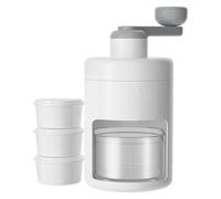 LIXSAZSE Easy-to Shaved Ice Maker Enjoy Delicate Shaved Ice at Home Turn Handle Crusher Machine for Home Machine
