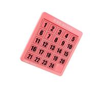 LIXSAZSE Educational Digital Toys for Fun Learning and Skill Development Early Magnetic, pink 24 cubes