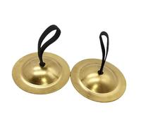 LIXSAZSE Educational Hand Cymbals Crash Cymbal For Kids Noteworthy Mini Instrument For Developing for Creative Sense Finger Cymbals Kids Mini Copper Handheld, 5.5cm