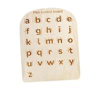 LIXSAZSE Educational Toy Double Sided Kids Wooden Tracing Board Writing Practice Board Fine Motor Skill Development Gift Practicing Early Educational Toy Puzzle, Style C