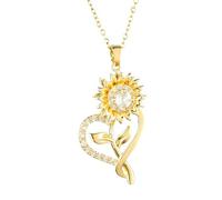 LIXSAZSE Elegant Sunshine Necklace Jewelry Gifts Truly Warm Accessories