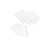 LIXSAZSE Enjoy Setup With Baseball Softball 5 Piece Base Set Quick Easy And Fun Just Place Rubber Bases On Field And Throw Down At Any Distances Youd Like Game , White