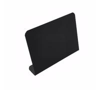 LIXSAZSE Erasable Mini Chalkboard Display For Easy Messaging Erasable Message Board Mini Chalkboard Chalk Sign Labels Blackboard, Black,1pc, 5 i nch