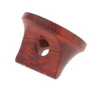 LIXSAZSE Erhu Experience Professional Sandalwood Bridge Essential For Achieving Sound In Music Professional Sandalwood Erhu Instrument Bridge. Improves Chinese Traditional, Red with Bottom Hole