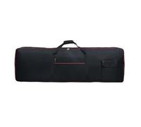 LIXSAZSE Essential Waterproof Electronic Piano Case Sturdy Bag For 88 Key Keyboard With Adjustable Backpack Straps 88 Key Keyboard Bag Electric Piano Case Backpack, Black, 140x45x17cm