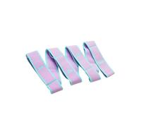 LIXSAZSE Experience Comfort And Durability During Workouts Yoga Strap Stretch Exercise Band Waist Back Leg MaterialThe Yoga Was Made Of Polyester Multi Loop Pilates Dance Improve Flexibility Belt